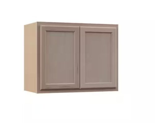 Hampton Bay Recessed Panel 30 in. W x 12 in. D x 24 in. H Assembled Wall Bridge Cabinet in Unfinished - Lot 131JF