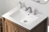 Eridanus Tucson 24 in. W x 18 in. D Vitreous China Vanity Top in White with 3-Faucet Holes (8 in. Widespread) - Thumbnail 1