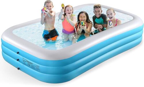 Sunrio Inflatable Pool 120" x 72" x 22" - Lot 309