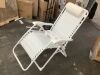 Monochromatic Zero Gravity Patio Chair Recliner w/ Side Tray, Headrest - Thumbnail 2