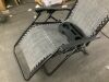 Adjustable Zero Gravity Patio Chair Recliner w/ Cup Holder - Thumbnail 2