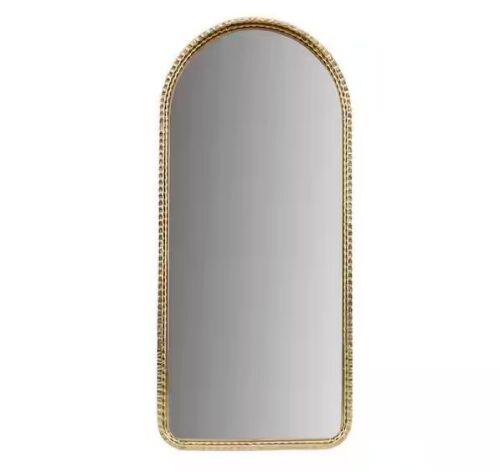 Madison Park Mia 20 in. W x 45 in. H Gold Wall Mirror - Lot 324JF