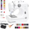 6V Portable Foot Pedal Sewing Machine w/ 12 Stitch Patterns - Thumbnail 1