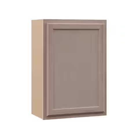 Hampton Bay Recessed Panel 21 in. W x 12 in. D x 30 in. H Assembled Wall Cabinet in Unfinished - Lot 136JF
