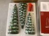 Set of 3 Pre-Lit Ceramic Tabletop Christmas Trees - Thumbnail 3