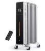 DREO 1500-Watt 25.71 in. Electric Oil Filled Radiator Heater with Remote Control - Thumbnail 1