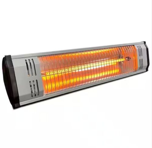 HEATSTORM Tradesman 1,500-Watt Electric Outdoor Infrared Quartz Portable Space Heater with Wall/Ceiling Mount - Lot 201JF