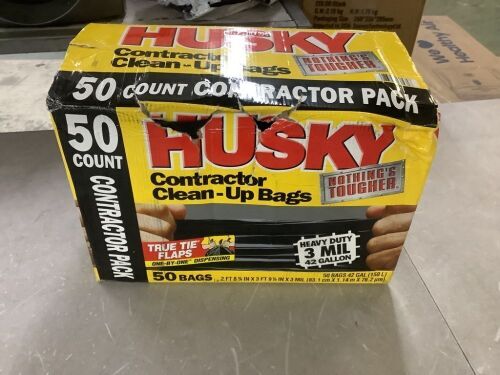 Husky 42 Gal. Contractor Bags (50-Count) - Lot 845JF