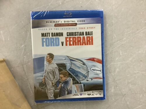 Case of (30) Ford v Ferrari - Blu-ray + Digital - Lot 665