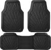 Heavy Duty Rubber Trim-to-Fit Car Floor Mats - Thumbnail 1