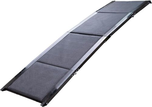 Hakuna Pets Deluxe Aluminium Pet Ramp, Supports Up to 150 lbs - Lot 370