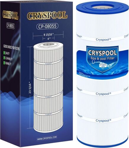 Cryspool 08055 Filter Compatible with Hayward C1200, CX1200RE, PA120, C-8412, Ultra-B2, FC-1293, Clearwater II 125, 817-0125N, 120 Sq. Ft Pool Filter Cartridge - Lot 480