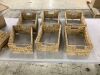 Woven Storage Baskets, 9" x 12", 6 Pack - Thumbnail 1