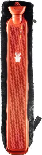 Peterpan Long Hot Water Bottle with Soft Fur Zipper Cover - Lot 666