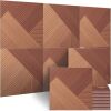 BUBOS Self-Adhesive Acoustic Wall Panels, 70.8 x 47.2 inch, 6 Pack - Thumbnail 1