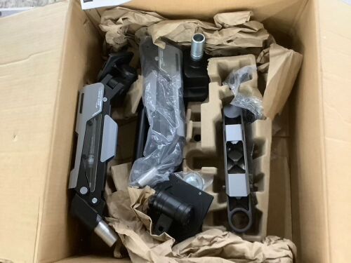 ARES WING Dual Monitor Arm for Ultrawide Heavy Duty Curved Monitor Stacking, Fits 17-49 Inch - Incomplete Hardware - Lot 172