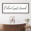 Relax Soak Unwind Wall Decor Art 32"x12" - Thumbnail 1