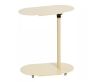 32"H Beige Steel Adjustable C Table - Thumbnail 1