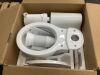Rear Outlet Macerating 2-Piece 1.0/1.6 GPF Dual Flush Round Toilet, with 0.8 HP Macerating Pump in White - Thumbnail 3