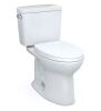 TOTO Drake 12 in. Rough In Two-Piece 1.6 GPF Single Flush Elongated Toilet in Cotton White, SoftClose Seat Included - Thumbnail 1