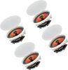 Herdio 6.5" 600 Watts Bluetooth Recessed Ceiling Speakers, 4 Pack - Thumbnail 1
