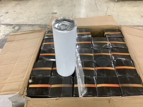 Case of (50) Stainless Steel Tumblers - Lot 182