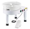 VEVOR Pottery Wheel 11 in. Ceramic Wheel Forming Machine Manual Adjustable 0-7.8 in. Lift Leg Sculpting Tool Accessory Kit - Thumbnail 1