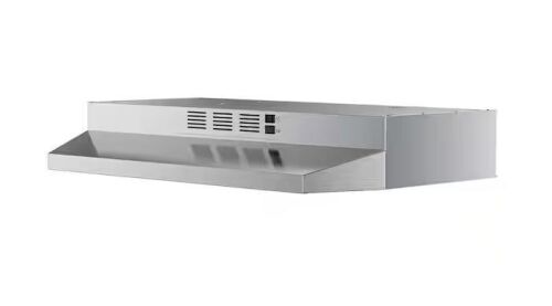 VIKIO PRO 30 in. 300 CFM Ductless Under Cabinet Range Hood Exhaust Fan in Stainless Steel with LED Light and Mesh Filter - Lot 881JF