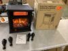 1500W Electric Radiant Fireplace Stove Heater, Realistic 3D Flame - Missing Remote - Thumbnail 2