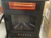 1500W Electric Radiant Fireplace Stove Heater, Realistic 3D Flame - Missing Remote - Thumbnail 5