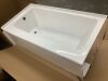 Delta Classic 500 60 in. x 32 in. Alcove Deep Soaking Bathtub with Left Drain in High Gloss White - Thumbnail 2