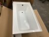 Delta Classic 500 60 in. x 32 in. Alcove Deep Soaking Bathtub with Left Drain in High Gloss White - Thumbnail 3