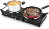 Techwood ES-3203 Hot Plate Electric Double Burner 1800W - Thumbnail 1