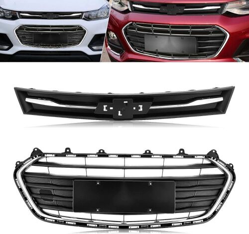 Front Upper and Lower Grille for Chevrolet Trax 2017-2018 - Lot 797