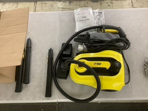 TVD Steam Cleaner with Accessories - Lot 288