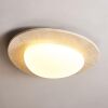 18W Yellow Cave Stone Flush Mount Dimmable LED Light Fixture - Thumbnail 1