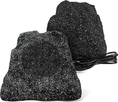 Herdio Outdoor Rock Bluetooth Speakers Wired IPX7 Waterproof 400 Watt, 2 Pack - Lot 198