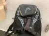 HEAD Tour Team Tennis Backpack 2 Racquet Carrying Bag w/Padded Shoulder Straps & Shoe Compartment - Thumbnail 2
