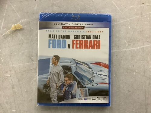 Case of (30) Ford v Ferrari Blu-ray + Digital - Lot 694