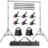 LDGHO Photo Video Studio 10x7Ft Adjustable Background Stand - Thumbnail 1