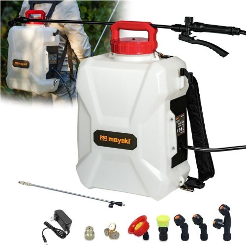 3Gallon Battery Powered Backpack Sprayer Compatible with Milwaukee 18V Battery, 79PSI - Lot 199