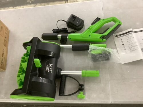 12 Inch 20V Cordless Snow Shovel - Lot 290