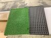 Artificial Turf Grass Potty Pad with Tray, 34" x 23" - Thumbnail 2