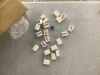 1.2-inch Lantian Jade White American Mahjong Tile Set with Mahjong Table Mat - Thumbnail 3