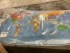 50" x 80" World Map - Thumbnail 1