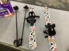 SOLA Kids Beginner Cross Country Skis with Poles and Adjustable Bindings for Ages 3–4 - Thumbnail 2