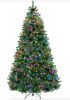 BCP Premium Artificial Pre-Lit Pine Christmas Tree, 6.5' - Thumbnail 1