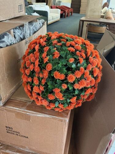 artificial flower balls - Lot 155