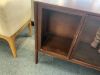 Sideboard Glass Front, Missing 1 Panel of Glass, Scratches - Thumbnail 2