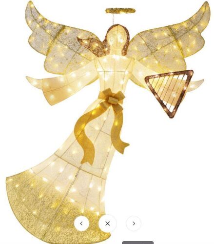 Lighted Outdoor Angel - 5ft - Lot 167